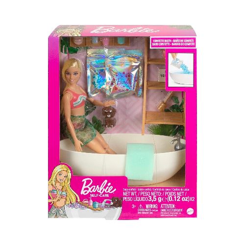 Barbie Baño de Burbujas con Muñeca HKT92  