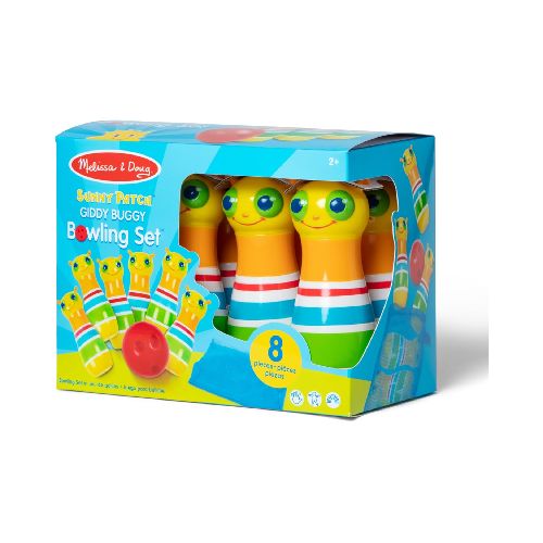 Melissa & Doug Sunny Patch Giddy Buggy - Juego de acción de bolos  