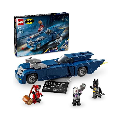 LEGO DC Batman Batman con Batmóvil vs. Harley Quinn y Mr. Freeze 76274  