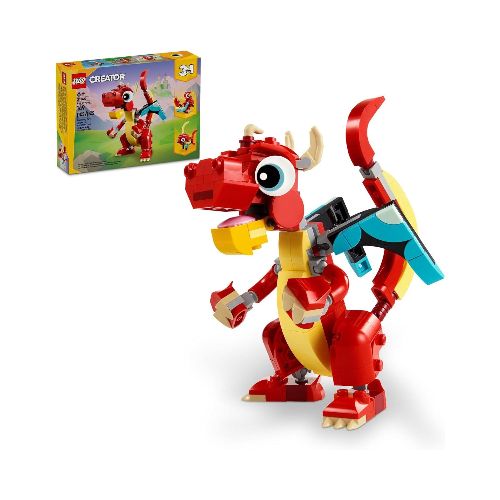 Lego 31145 Creator 3en1 Dragón Rojo  