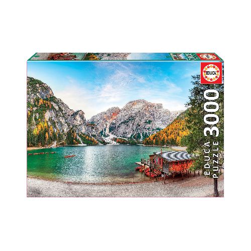 Lake Braies in Autumn Puzzle 3000 Pieces  