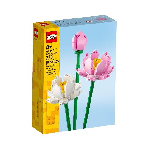 Lego Iconic 40647 Flores de Loto Regalo Floral  