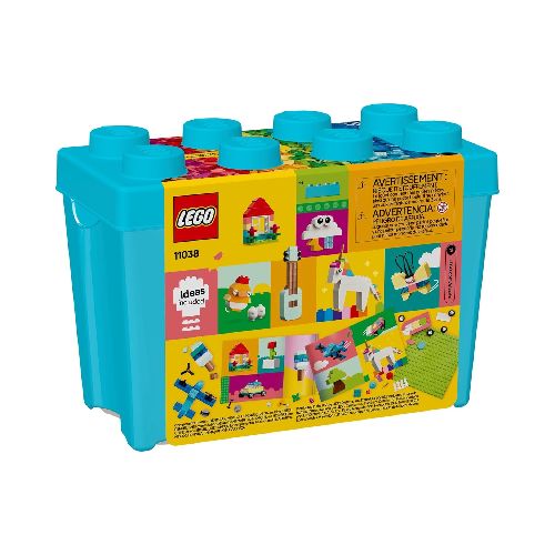 LEGO Classic Caja de Bricks Creativos Vibrantes Juguete de construcción imaginativo 11038  