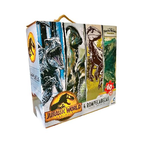 Novelty Jurassic World 4 in 1 Puzzle  