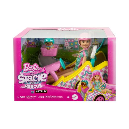 Barbie Stacie al Rescate Go-Kart HRM08  