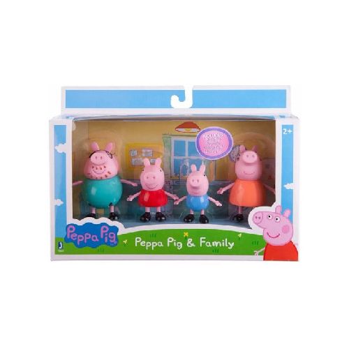 Peppa Pig Paquete de Figuras de acción de la Familia  