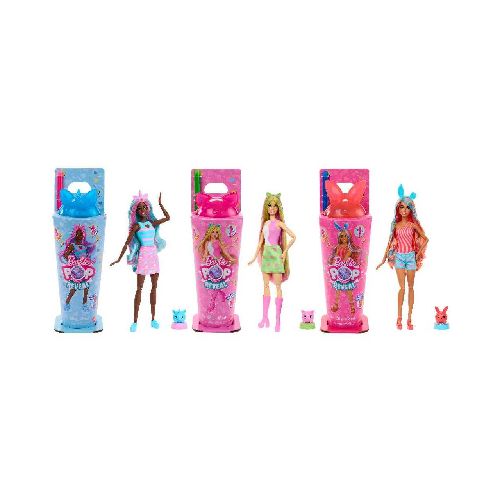 BARBIE POP REVEAL MUÑECA SERIE DE ANIMALITOS SORPRESA  JCN85