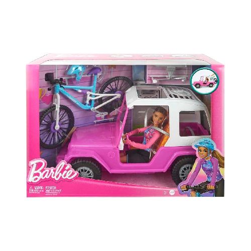 Barbie Doll with Mountain Bike HKB06  