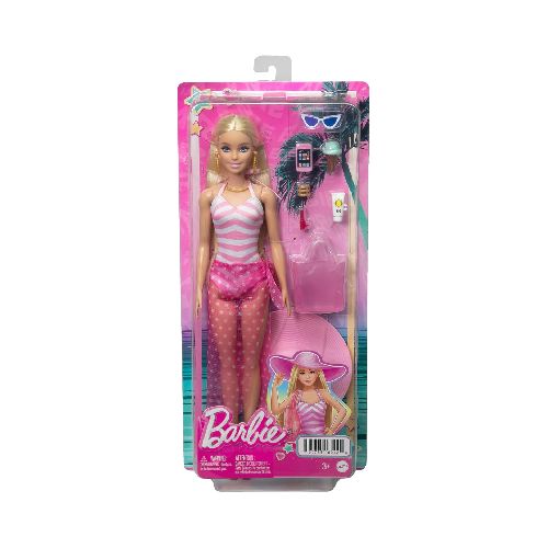 BARBIE FASHION & BEAUTY MUÑECA DÍA DE PLAYA HPL73  