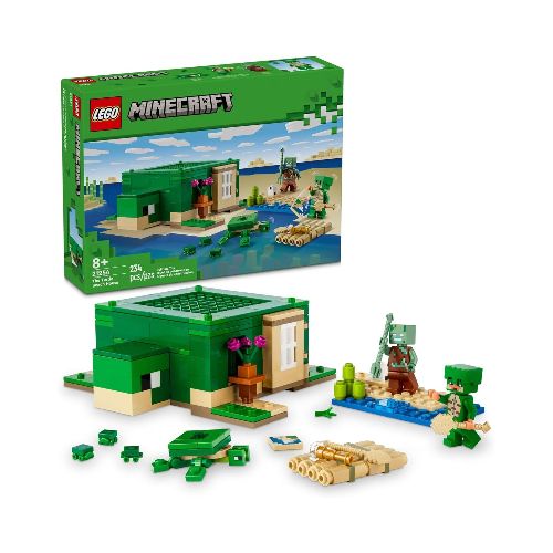 Lego Minecraft 21254 La Casa-Tortuga de la Playa  