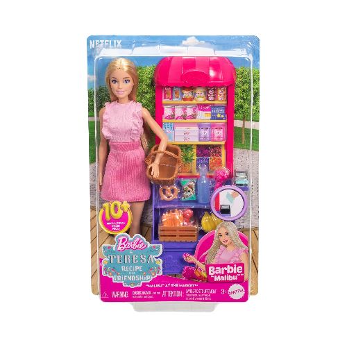 BARBIE RECETA DE LA AMISTAD DE TERESA SET DE SUPERMERCADO JCT05  