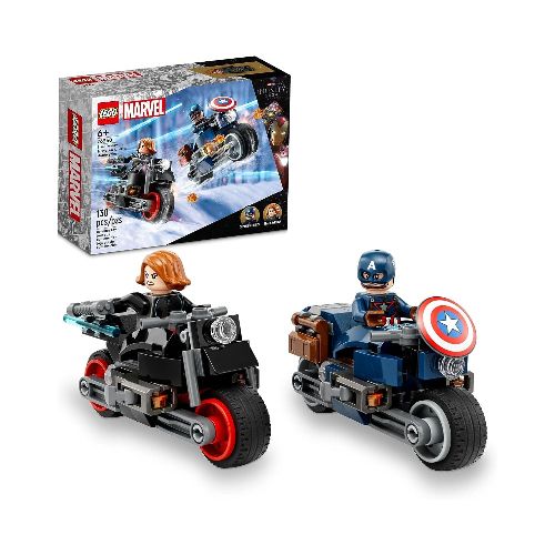 Lego Super Heroes Marvel Motos de Black Widow y el Capitán América  76260  