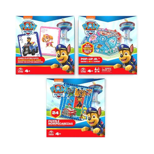 Paw Patrol Giant Cards Pop-Up Game and 24 Piece Puzzle