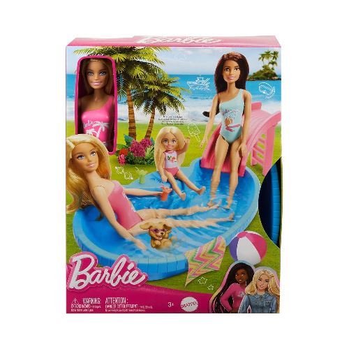 Barbie Pool with Doll HRJ74  