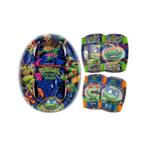 CASCO CON ACCESORIOS NINJA TURTLE  