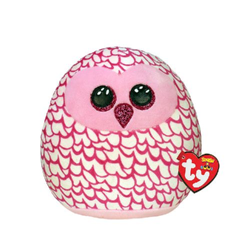 Peluche Ty Squish Boos Mediano Owl Pinky  