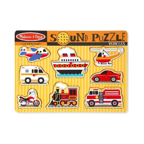 Melissa & Doug Vehicle Sound Puzzle  