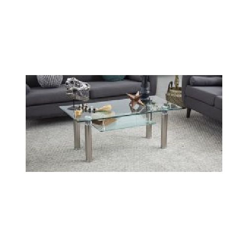 Mesa De Centro Rectangular Enkel II Plata  