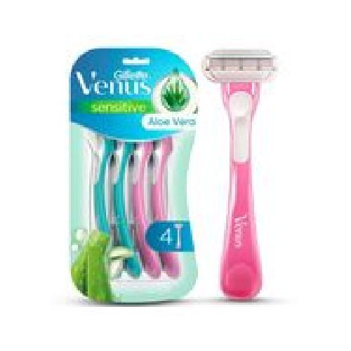 Rastrillo Gillette Venus Sensitive Mujer 4 Unidades
 | Chedraui - Chedraui — Tu supermercado en línea