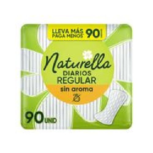 Protectores Diarios Naturella Regular sin Aroma 90 Unidades | Chedraui - Chedraui — Tu supermercado en línea