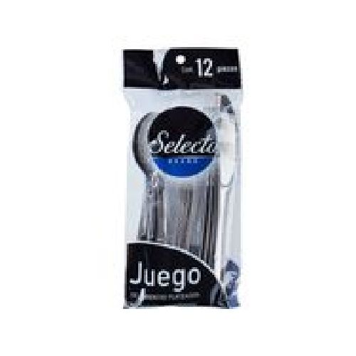 Juego de Cubiertos Desechables Selecto Brand Premium 12 Cubiertos | Chedraui - Chedraui — Tu supermercado en línea