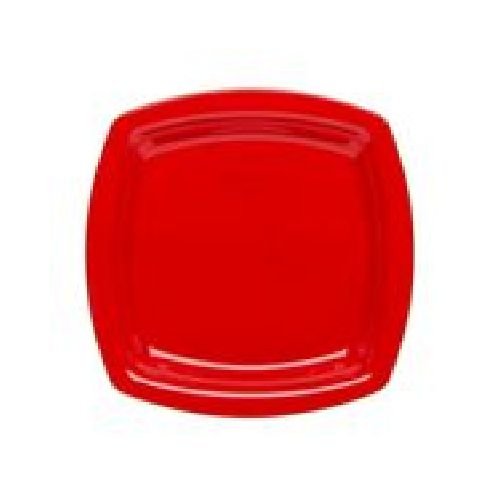 Plato Cassual Impression Trinche Cuadrado Magic Rojo 23cm. | Chedraui - Chedraui — Tu supermercado en línea