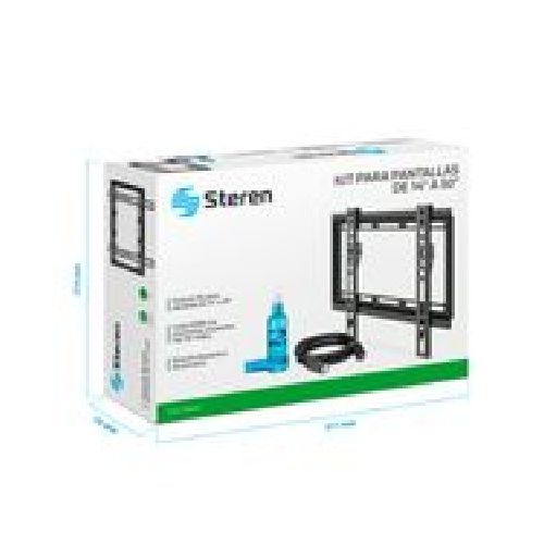 Combo Pack Video Steren Limpiador, Soporte para TV 14-50 Pulgadas y Cable HDMI Pack-Vid-20
 | Chedraui - Chedraui — Tu supermercado en línea