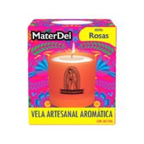 Veladora de Vidrio Materdei Rosas 110g | Chedraui - Chedraui — Tu supermercado en línea