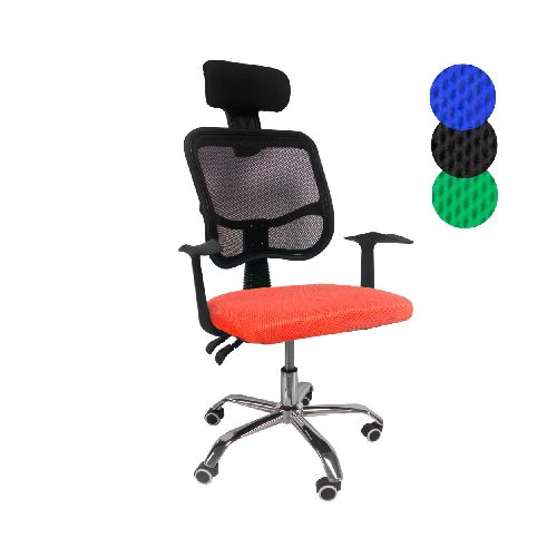 Silla Oficina Sillon Ejecutivo Reclinable Ergonomico Naranja  