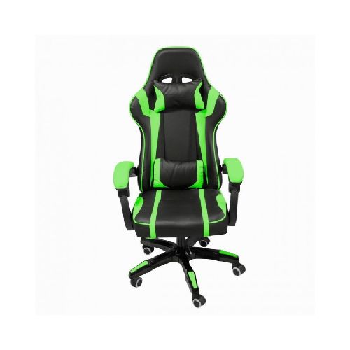 Silla Gamer Gaming Consola Pc Ergonomica Reclinable Verde