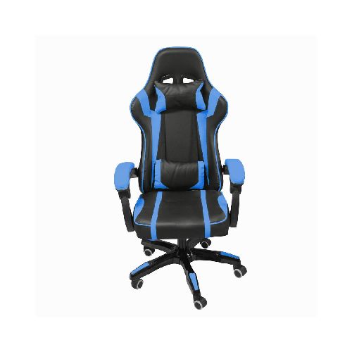 Silla Gamer Audiotek Gaming Azul Pc Ergonomica Reclinable