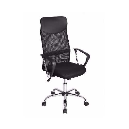 Silla Oficina Sillon Ejecutivo Base Cromada Escritorio  