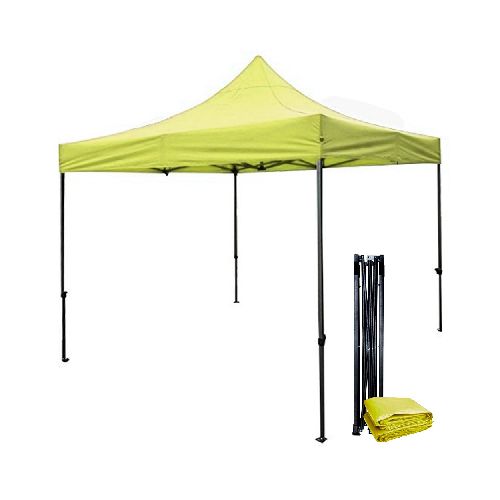 Carpa Toldo Reforzado 3x3 Plegable Amarilla  Jardimex