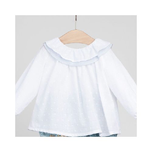 Blusa de Plumetti con doble cuello | PACHUS México