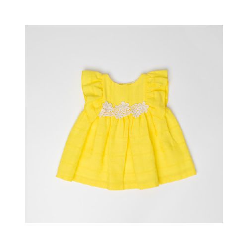 Vestido bebe amarillo Cubrepañal | PACHUS México