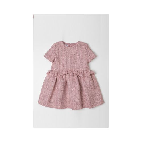 Vestido Tweed Rosa Glitter | PACHUS México