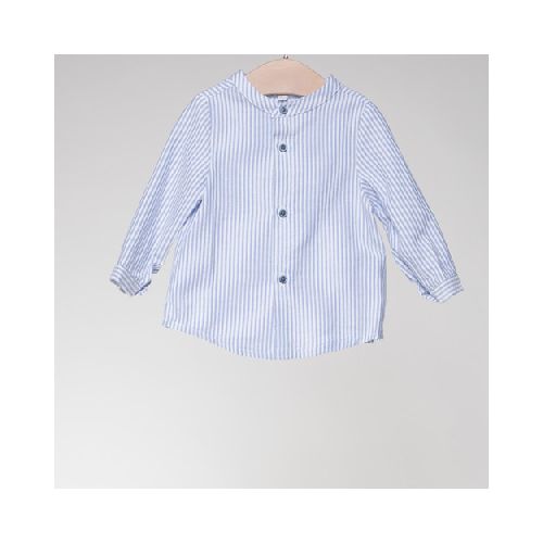 Camisa Rayas Oxford Azul | PACHUS México