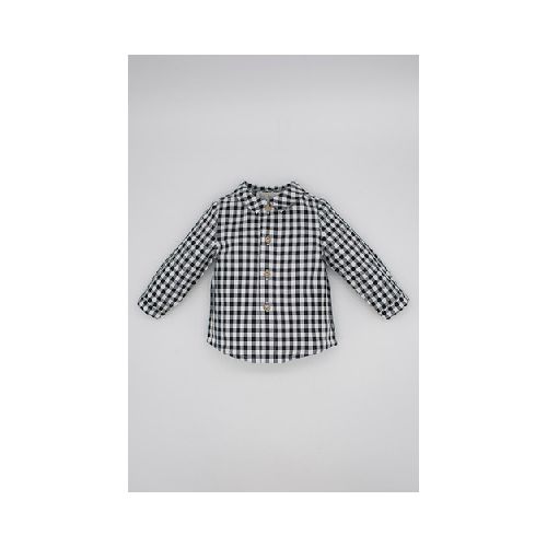 Camisa Cuadros Vichy Negro | PACHUS México