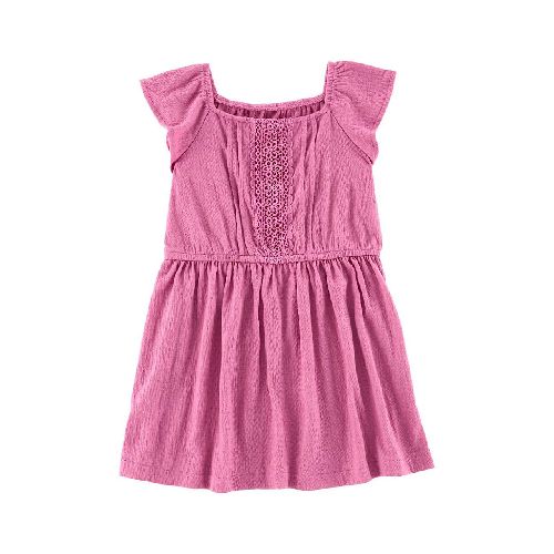 Vestido Oshkosh rosa para niña preescolar  