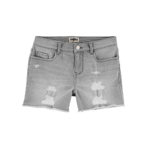 Short de mezclilla Oshkosh gris niño  