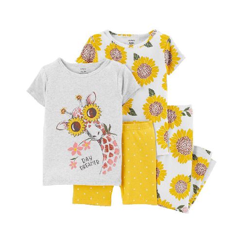 Set pijama Carter’s jirafa para niña preescolar  