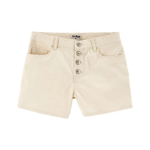 Short Oshkosh color crema para niña  