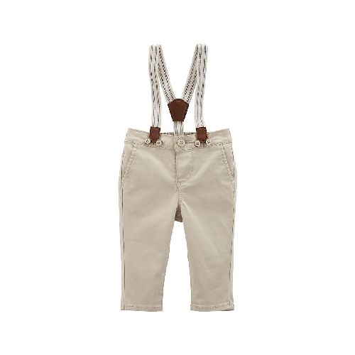 Pantalón con tirantes Oshkosh para bebé  