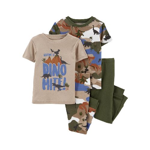 Set de pijama Carter’s diseño dinosaurios para niño  