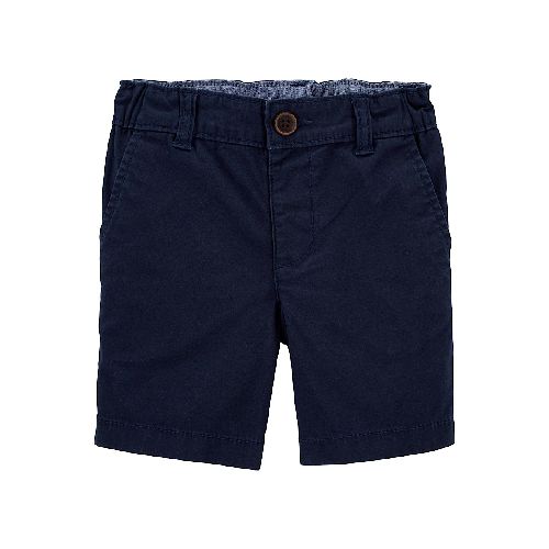 Short Oshkosh azul marino de vestir para niño preescolar  