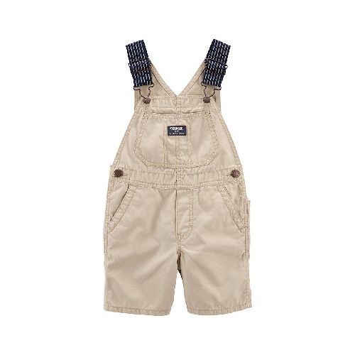 Short tipo peto Oshkosh caqui niño preescolar  