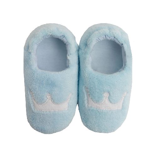 Pantuflas baby prince para niño azul  