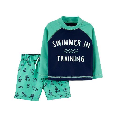 Traje de baño Carter’s 2 piezas swimmer  