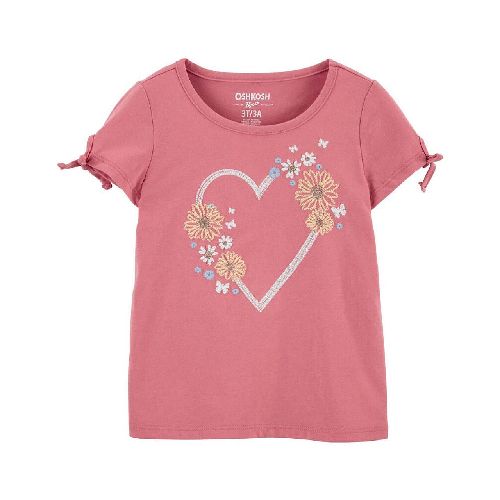 Blusa Oshkosh de corazón para niña  