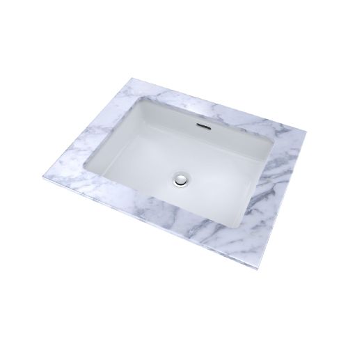 TOTO Atherton™ Lavabo Fina Porcelana de Bajocubierta con Rebosadero 55.4x41.7x10.3 cm TOTO LT221#01  